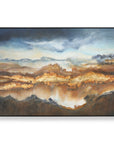 Valley Of Light - Landscape Art - Blue