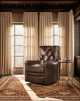 CC - Senda Swivel Chair - Dark Brown