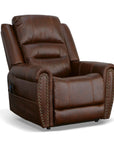 Oscar - Power Lift Recliner With Right-Hand Control & Power Headrest - Pumpernickel