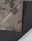 Pastoral Jacquard - Queen Duvet Cover Set Set of 3 - Rose Gold
