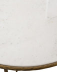 Evelyn - Coffee Table - White / Gold