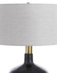 Flanagan - Mottled Gloss Table Lamp - Black