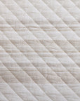 Mystic Stripe - Full/Queen Cotton Gauze Quilt Set (Set of 3) - Taupe