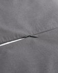 Stonewashed Cotton Waffle Weave - King Duvet Cover Set Set of 3 - Slate