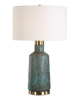 Dauphine - Cracked Table Lamp - Teal
