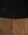 Phoebe - Marble Dining Table - Black / Light Brown