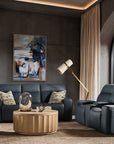 MS - Riverton Power Sofa With Power Headrest And Lumbar