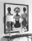 Ladies' Swimwear, 1959 - Fashion Print - Black