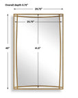 Florence - Mirror - Antique Gold