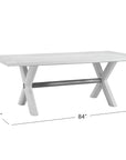 Nadine - Dining Table - White