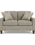 Moxy - Fabric Loveseat With Straight Track Arms
