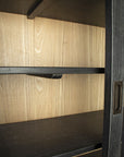 Balmoral - Single Display Cabinet - Black