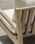 Strapped - Outdoor Lounge Chair - Light Brown / Light Gray