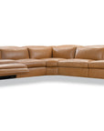 MS - Jericho Five-Piece Power Reclining Sectional - Light Brown