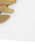 Lev - Metal Wall Decor - White & Gold