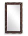 Wrinkle - Wavy Wood Mirror - Woodtone