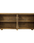 Stevenson - Wood 4 Door Cabinet - Natural