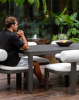Bolster Back - Outdoor Dining Chair