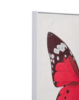 Butterfly Canvas Art Set of 2 - White