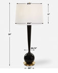 Brielle - Table Lamp - Polished Black