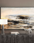 Aftermath - Abstract Art - Light Brown