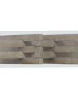 Affinity - Glass Top Accent Console - Gray