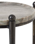 Nahunta - Accent Table - Dark Bronze / Gray