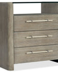 Affinity - 3-Drawer Nightstand - Gray