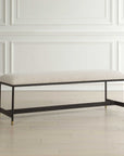 Halston - Upholstered Bench - White