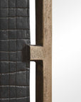 Guerra - Mirror - Walnut & Brass