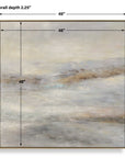 Say When - Hand Painted Canvas - Black / Blue / Brown / Gold / Gray / White
