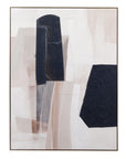 Milano Canvas Art - Beige / Blue