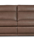 MS - Simone ZG 2 over 2 Power Sofa With Power Headrest and BT speaker - Brown