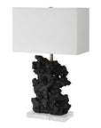 Basalt - Black Stone Table Lamp