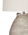 Fraser - Table Lamp - Distressed Cream