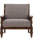 Peterson - Occasional Chair - Dark Brown / Gray