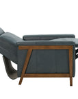 Lewiston (B) - Push Thru The Arm Recliner - Bluegray