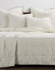 Cotton Canvas - Full/Queen Stonewashed Coverlet - Natural