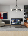Moxy - Fabric Sofa With Straight Track Arms