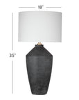 Kaycee - Table Lamp - Matte Black / White
