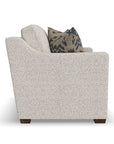 Milo - Fabric Loveseat With Nailhead Trim