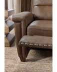 MS - Julian Zero Gravity Power Sofa with Power Headrest - Dark Brown