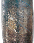 Olesya - Swirl Glass Table Lamp - Blue