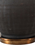 Arnav - Textured Lamp - Black