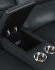 MS - Nelson Zero Gravity Power Console Loveseat With Power Headrests And Lumbar