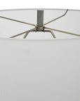 V-Groove - Modern Table Lamp - Dark Gray