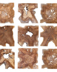 Talia - Wood Wall Decor (Set of 9) - Light Brown