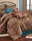 San Angelo - Twin Comforter Set Set of 3 - Teal