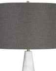Citadel - Marble Table Lamp - White