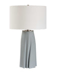 Cover Up - Sculpted Table Lamp - Blue / Silver